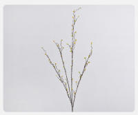 Vine Artificial De Espinas 88CM Para Decoración De Sala De Estar Hotel Casa Muerta Planta De Silicona En Café Naranja Verde Ligero Verde - details 20