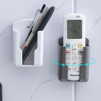 Soporte De Control Remoto Para Pared Caja De Almacenamiento Para Cosméticos Y Teléfonos Móviles Adhesivo Para Baño Y Hogar - details 7