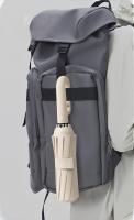 Paraguas Automático De Gran Tamaño 12 Dientes Con Hebilla Portátil Resistente Al Viento Plegable Doble Propósito Para Adultos Negro - details 2