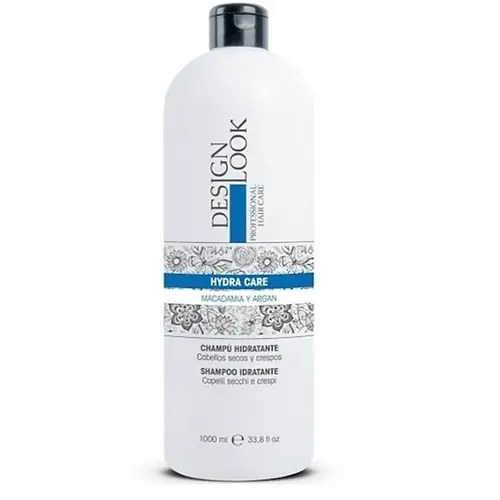 Champu hidratante cabellos secos y crespos 1000ML  DESIGN LOOK - 1