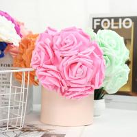 25pcs Rosas Artificiales Rojas Con Tallo Para Decoración De Bodas Y Fiestas De San Valentín Flores Artificial PE Para DIY - details 14