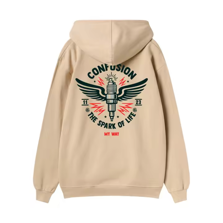 SPARK CREAM HOODIE LIMITED EDITION - 1