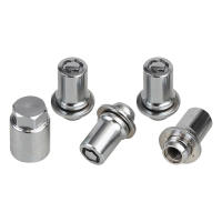Juego De Tornillos De Bloqueo De Rueda Antirrobo 33MM/44MM Altura Con 4Tornillos + 1Llave M12x1.5 Para Toyota Lexus PT27648100 - details 16