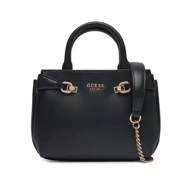 Bolso Guess Lorelei Mini negro con asas de mujer - 1