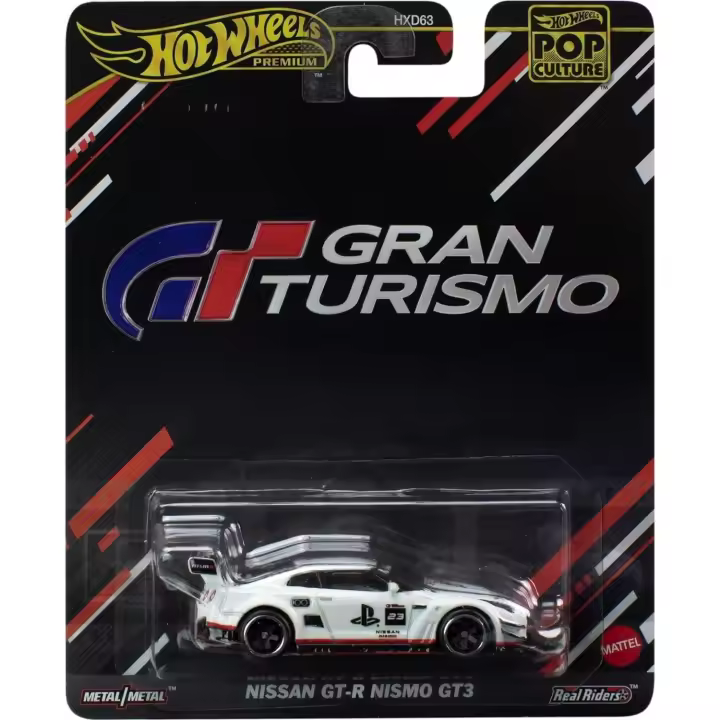 Hot Wheels Premium Pop Culture Nissan GT-R Nismo GT3 - 1