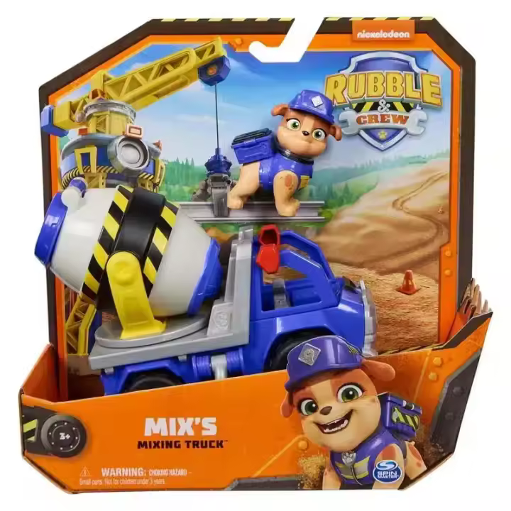 Rubble & Crew figura Mix y Hormigonera Patrulla Canina 6066540 SPIN MASTER - 1