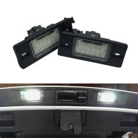 2pcs Luz De Placa De Matrícula Blanca 6500K Super Brillante Sin Errores LED Para Skoda Fabia MK16Y094302 Lámpara De Señal De Señal - details 3