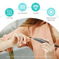HYTOOS 5Pcs/Set Bits De Uñas De Titanio Con Corte De Diamante Herramienta Profesional Para Limpiar Cutículas Y Eliminar Piel Muerta - details 0