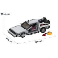Bloques De Construcción MOC 882 Piezas Jules Verne Tiempo Del Tren Vehículo De Tiempo Regalo Para Adultos Y Niños Compatibles Con Lego ABS Sin Pilas Certificado CE - details 9