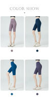 Shorts De Yoga Para Mujer High Waist Push-up Pantalones De Fitness Verano Running Shorts Deporte Nylon Lycra Sin Químicos - details 3