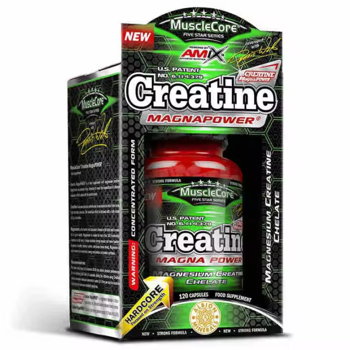 Amix Musclecore® Creatine Magnapower - Suplemento Deportivo de Creatina Quelada con Magnesio Bisglicinato - 1