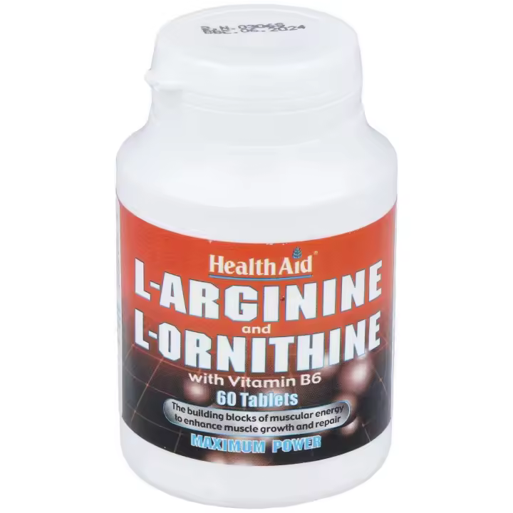 Healthaid Orginina Ornitina Vitamina B6 60Comp - 1