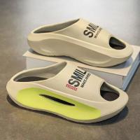 Sandalias Hombre Verano Nuevas Zapatillas De Playa Plataforma Gruesa EVA Suave Zapatillas Casuales Para Exteriores Talla Verdadera - details 8