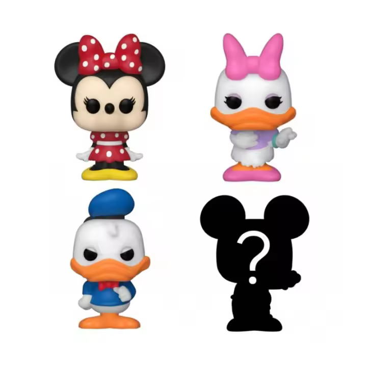 Funko Bitty Pop! - Minnie 4 Figuras - Juguete Coleccionable - Niños y Adultos - Fans - Diversidad de Personajes y Temáticas - 1