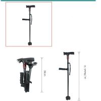 Bastón Collapsable Telescópico Con LED Y Alarma Para Ancianos Y Padres Con Punta Antideslizante Y Material De Aluminio - details 4
