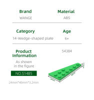 Bloques De Construcción Compatible Con Legos Wange63Pcs/lot 54384 Placa De Ángulo Izquierda 3x6 Piezas De Plástico ABS Para DIY Accesorios De Color Unisex Para Adultos Y Niños - details 3