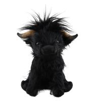 Muñeco De Peluche Navideño Multicolor De Vaca Highland Suave Almohada De Animal Creativa Decoración Para El Hogar Regalos De Cumpleaños Para Niños - details 3