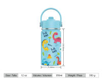 PORCHEDDU Botella Termo de Agua para Niños de Acero Inoxidable 350ml (20 Diseños) mantiene El Frio y el color- Térmica Reutilizable | Sin BPA | Keeps 24H Frio / 12H Caliente | Termo y Hermética - Doble Pantalla a Prueba de Fugas (TK350 1099 F6 D7) - details 6