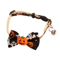 Collar De Halloween Para Gatos Con Campana Lazo Ajustable Con Hebilla De Seguridad Para Perros Y Gatos Mediano Tamaño Adorno De Novia Para Chihuahua Accesorios Para Mascotas - details 4