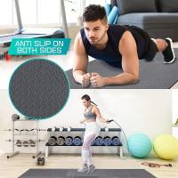 16Pcs Puzzle Fitness Mat Interlocking Foam Floor Tiles Para Gimnasio Doméstico Antideslizante Para Niños Material PVC - details 5