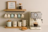 Jocca Cafetera Expreso Retro 15 Bar con Depósito 1.7L, Filtro para 1 y 2 Tazas y Válvula de Seguridad - details 1