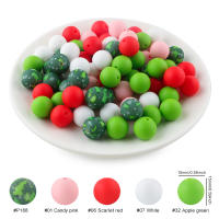 Kit De 20 Piezas De Bolas De Silicona Redondas De 15MM Para Fabricación De Joyería DIY Correas De Llavero Pulseras Collares Accesorios - details 16