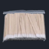 Cepillos Micro Limpieza De Oído Desechables De Algodón Y Madera Para Extensión De Pestañas Y Eliminación De Pegamento - details 4