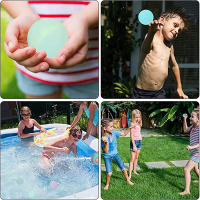 Bolas De Agua Reutilizables Para Niños Y Adultos Juegos De Verano Para La Piscina Playa Baño Juguetes De Bomba De Agua 1-48 Piezas - details 2