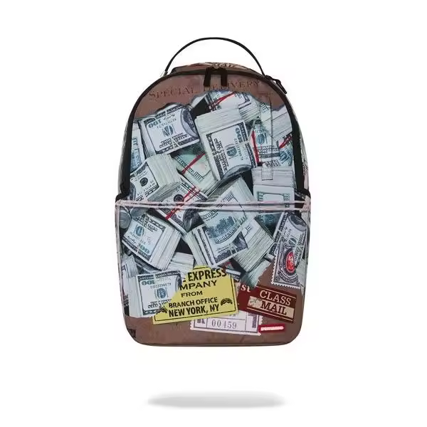 Mochila Sprayground Marron Billetes 1 Off Bags Backpack Stacks - 1