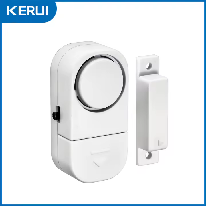 Sensor De Puerta Y Ventana KERUI Independiente Con Alarma De Seguridad Inalámbrica 90db Sensor Magnético Para Protección Doméstica - 1