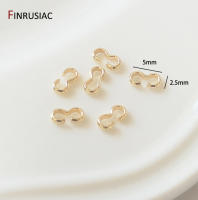 Anillos Saltarines De Oro Plateado 18K Real Para Fabricación De Joyas DIY 50-100 Pcs Por Bolsa Conectores De Anillos Partidos Accesorios De Venta - details 16