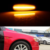 2pcs Luz De Marca Lateral LED Ambarina Secuencial Para Mitsubishi Lancer Evo X Mirage Outlander Sport Reemplaza Los Marcadores Laterales - details 8