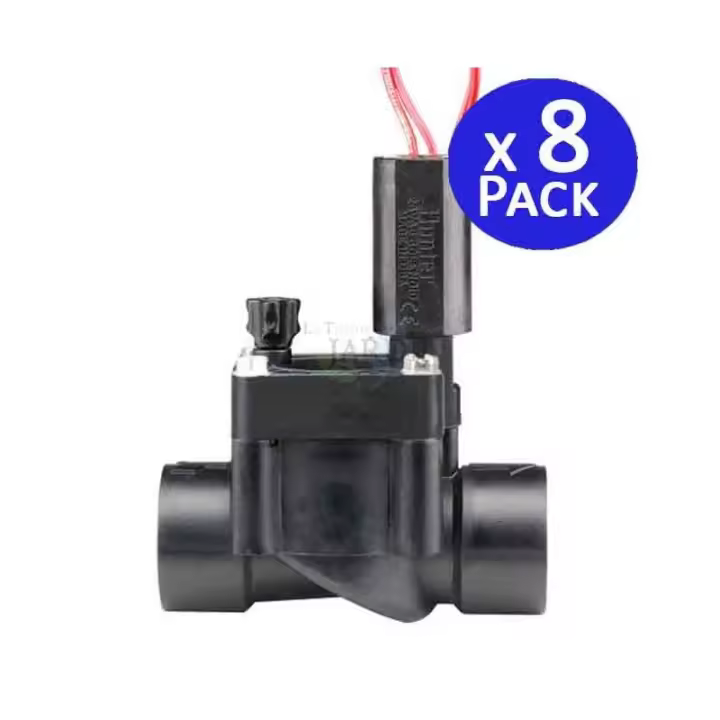 HUNTER Pack 8 Electrovalvulas de riego 1'' 24V PGV-100 Hunter | Rosca hembra para sistemas automáticos - 1