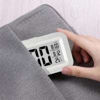 Reloj De Alarma Digital LCD Con Calendario Y Termómetro Para Escritorio Decoración De Oficina Y Viaje Reloj Inteligente Para Estudiantes Presente - details 4