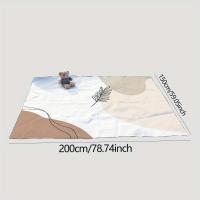 Manta de Picnic BOPORO Minimalista Impermeable Ligera y Plegable Ideal para Senderismo y Camping Familiar Tamaño 59.05X78.74 Pulgadas - details 0