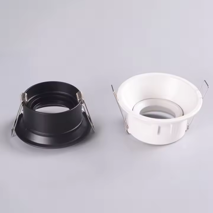2PCS Luz Baja Recortable De Aluminio Comercial LED Accesorios De Iluminación Rotativos Ajustables Para El Hogar Y Oficina - 1