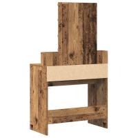 Mesa de Maquillaje con Espejo y Luces LED Madera Vieja Madera Ingenierizada - details 4
