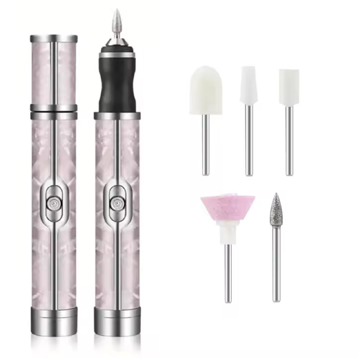 Kit De Manicura Y Pedicura Profesional YIKOOLIN Con Broca Eléctrica De 20000rpm Set De Archivo De Uñas Eléctrico Inalámbrico - 1