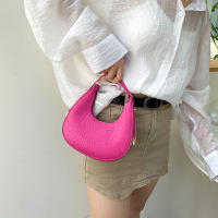 Bolso De Hombro En Forma De Crescent Para Mujer Bolso De Armpita Diseñador Bolso De Mano Diario Bolso Para Teléfono Vintage PU Suave - details 1