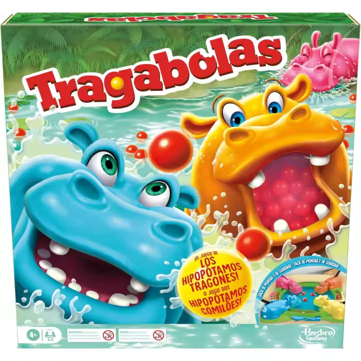 Juego de Mesa Tragabolas Comilón para niños y niñas en Edad Preescolar, A Partir de 4 años, para 2 a 4 Jugadores - Versión español-Portuguesa - 1