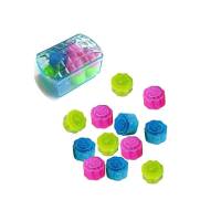 Juego Tradicional Coreano Gonggi De 12 Piezas Juguete De Colorido Alivio Del Estrés Divertido Para Niños Y Adultos Set De Piedras De Tiza En Caja - details 10