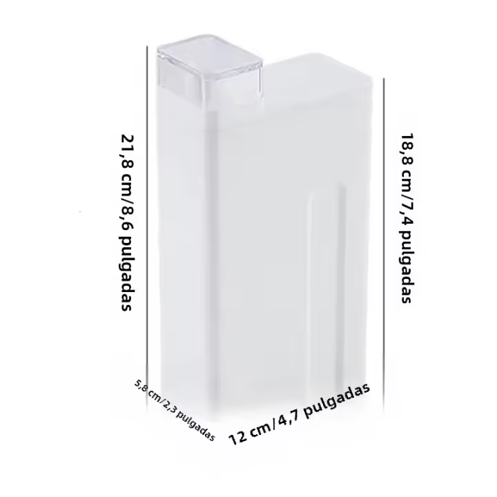 Dispensador De Detergente De Lavandería 1pc Contenedor De Condicionador Botella Reutilizable Para Refill Producto De Higiene Doméstica - 1