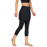 Pantalones Deportivos De Yoga Para Mujer Leggings Con Falda Y Bolsillos Cintura Elástica Ajuste Grande Talla Grande - details 12