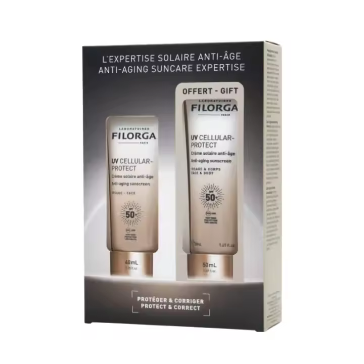 FILORGA UV CELLULAR PROTECT SOLAR FACIAL SPF50+ 40 ML + CORPORAL SPF50+ 50 ML - 1