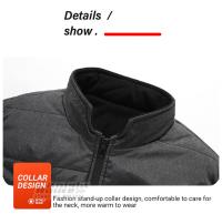 Chaleco Calentado Para Hombres Y Mujeres Tamaño 6XL Chaqueta Eléctrica USB Calentador Corporal Térmico Para Invierno Motorista - details 16