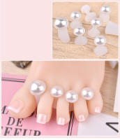 8Pcs Separadores De Dedos Para Pintura De Uñas De Silicona Suave Para Pedicura Conjunto De Espaciadores Para Pies - details 9