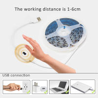 Tira De LED Con Sensor De Movimiento USB 5V Luz De Fondo Para Armario De Cocina Control Por Movimiento De Mano 1M 2M 3M - details 5