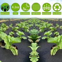 Malla De Jardín Landscape 1 Roll Suelo Grueso Barriera De Malas Hierbas Para Jardinería Cubierta De Tierra Polipropileno Para Plantas Flores Vegetales - details 0