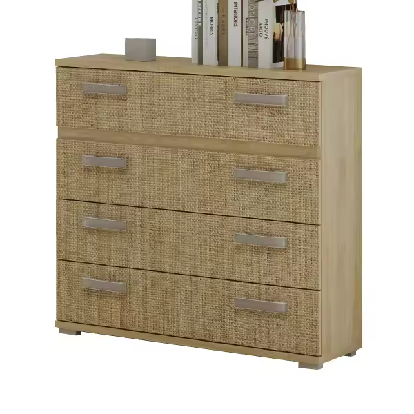 Cómoda modelo ECO 4 cajones. Disponible en varios colores - 1