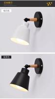 Lámpara De Pared Minimalista Creativa En Madera Sólida Para Dormitorio Estilo Nórdico Iluminación Decorativa Para Sala De Estar Pasillo Y Dormitorio - details 9